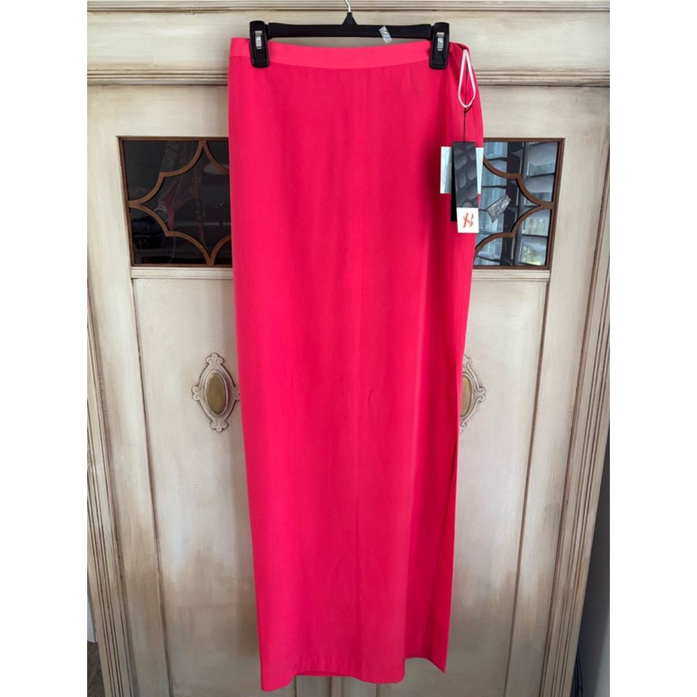 NWT Women Sachin + Babi Bright Coral Maxi Skirt | Size 10